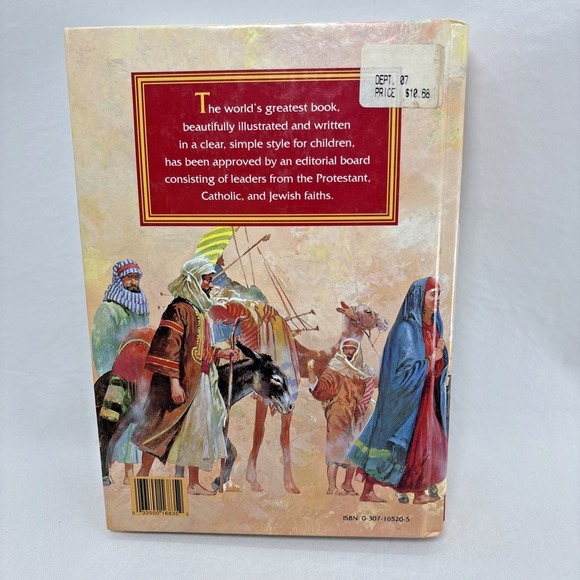 The Children's Bible by Golden Press 1993 Hardcover Illustrated 90s Vintage - Picture 3 of 15